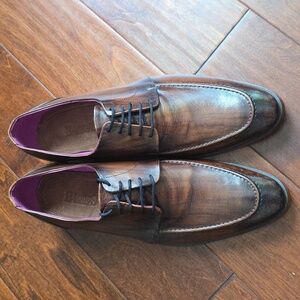 Men's Brown Leather Dress Shoes